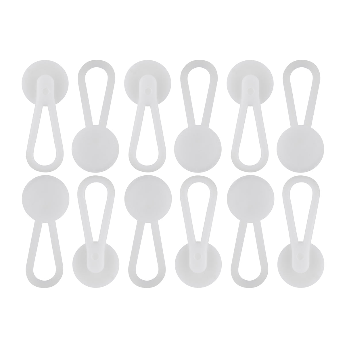 Twelve white Collar Extenders are neatly arranged in three rows on a plain white background.