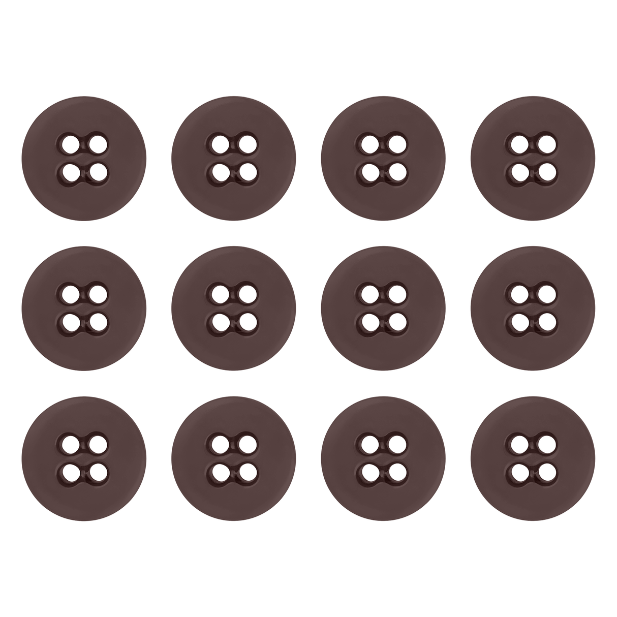 Twelve Suspender Brace Pant Buttons are arranged in a 3 by 4 grid on a white background.