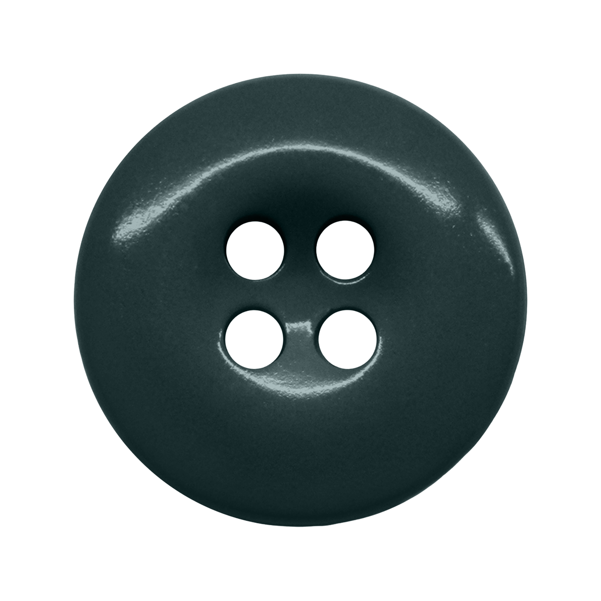 Work Pants Buttons in dark green with four holes—ideal as replacement fasteners for industrial work pants—shown on a white background.