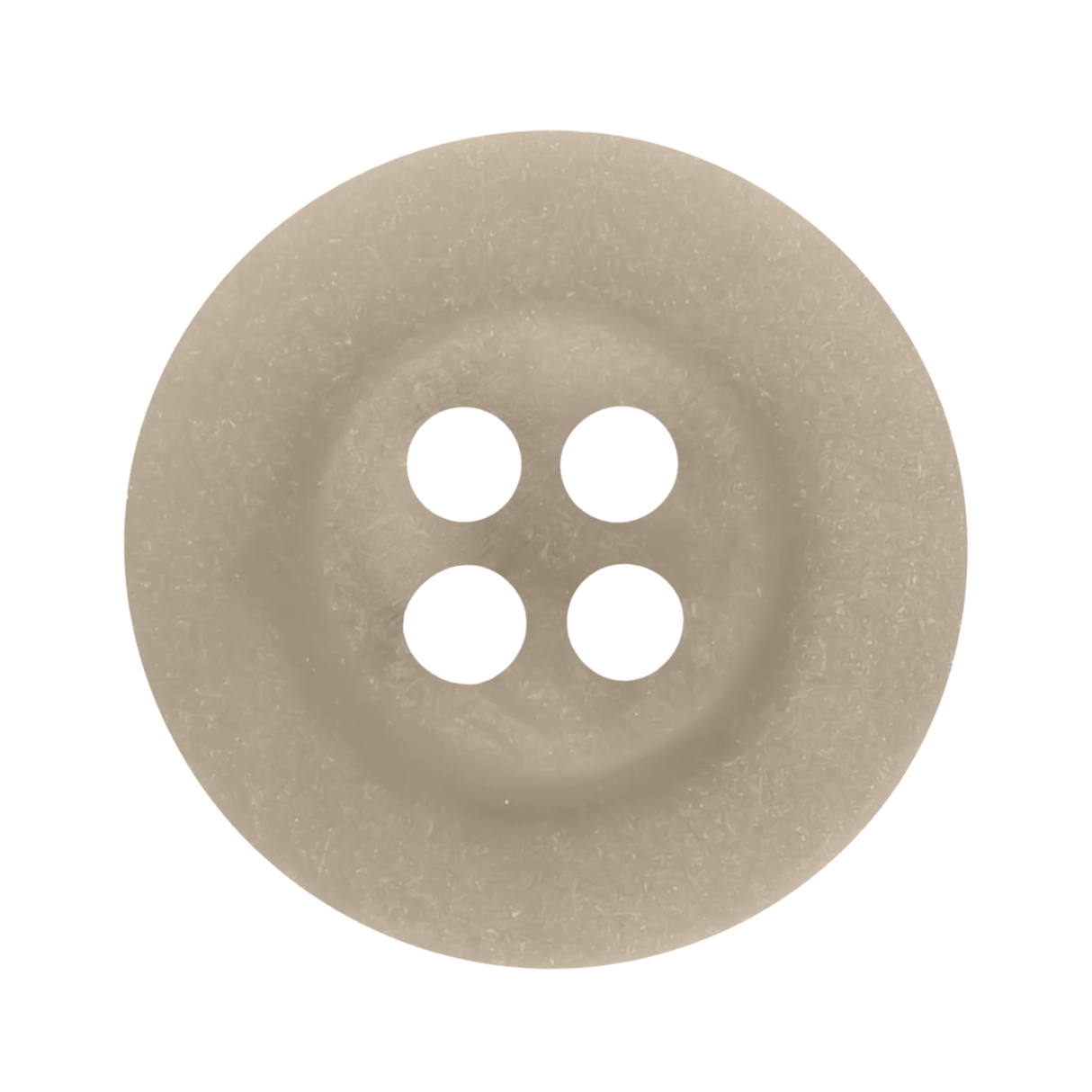 The Khakis, Chinos and Casual Cotton Pant Button is a beige, round, four-hole button—perfect for replacing buttons on khaki pants—shown on a white background.