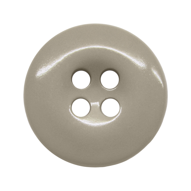 Work Pants Buttons: Military-grade, round light gray buttons with four holes, shown from above on a white background—perfect replacement fasteners for industrial work pants.