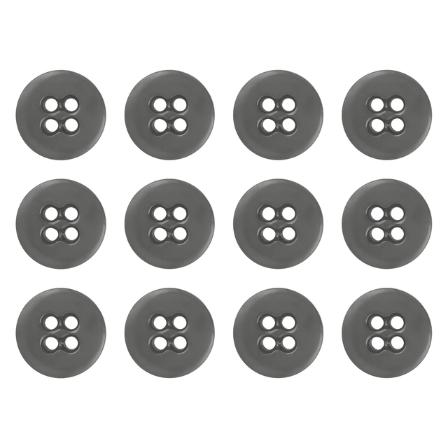 Twelve Suspender Brace Pant Buttons are arranged in a 3-by-4 grid on a white background.