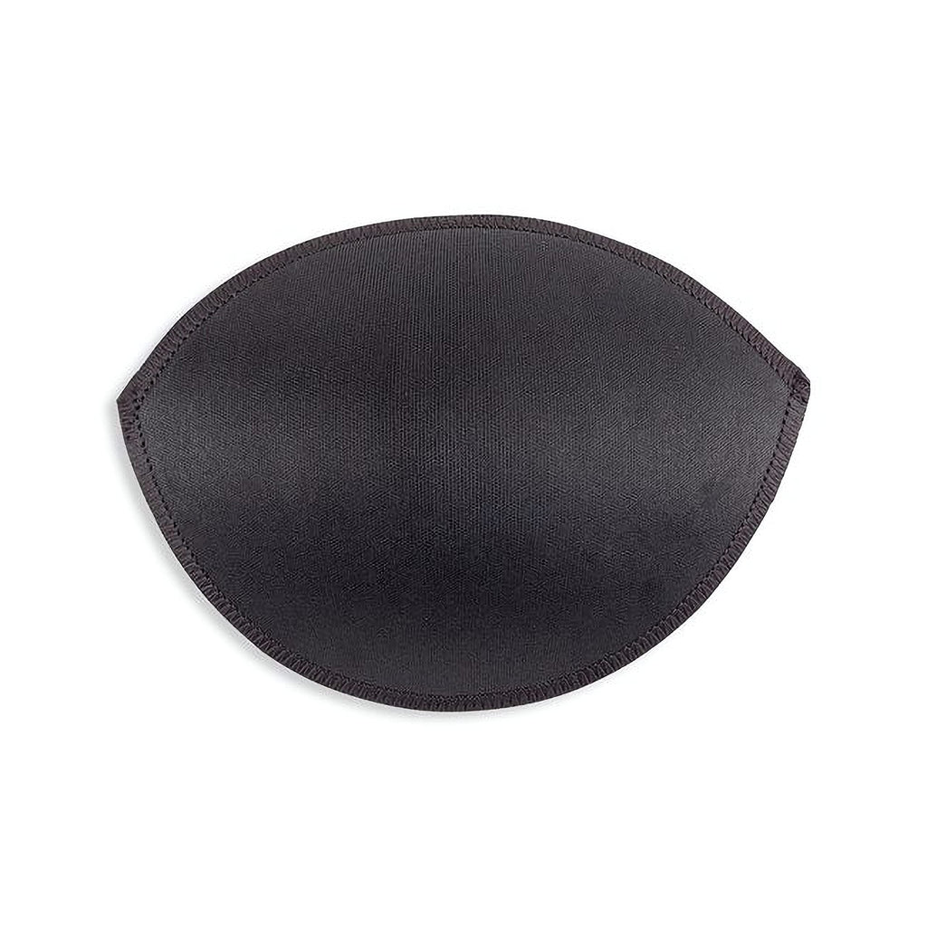 A single Un-Padded Bra Cups Insert in black foam is displayed on a white background.