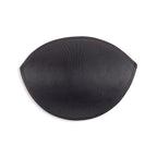 A single Un-Padded Bra Cups Insert in black foam is displayed on a white background.