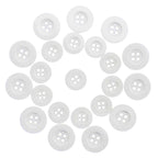 Twenty-four Lab Coat Buttons displayed in a circular arrangement on a white background.