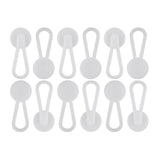 Twelve white Collar Extenders are neatly arranged in three rows on a plain white background.