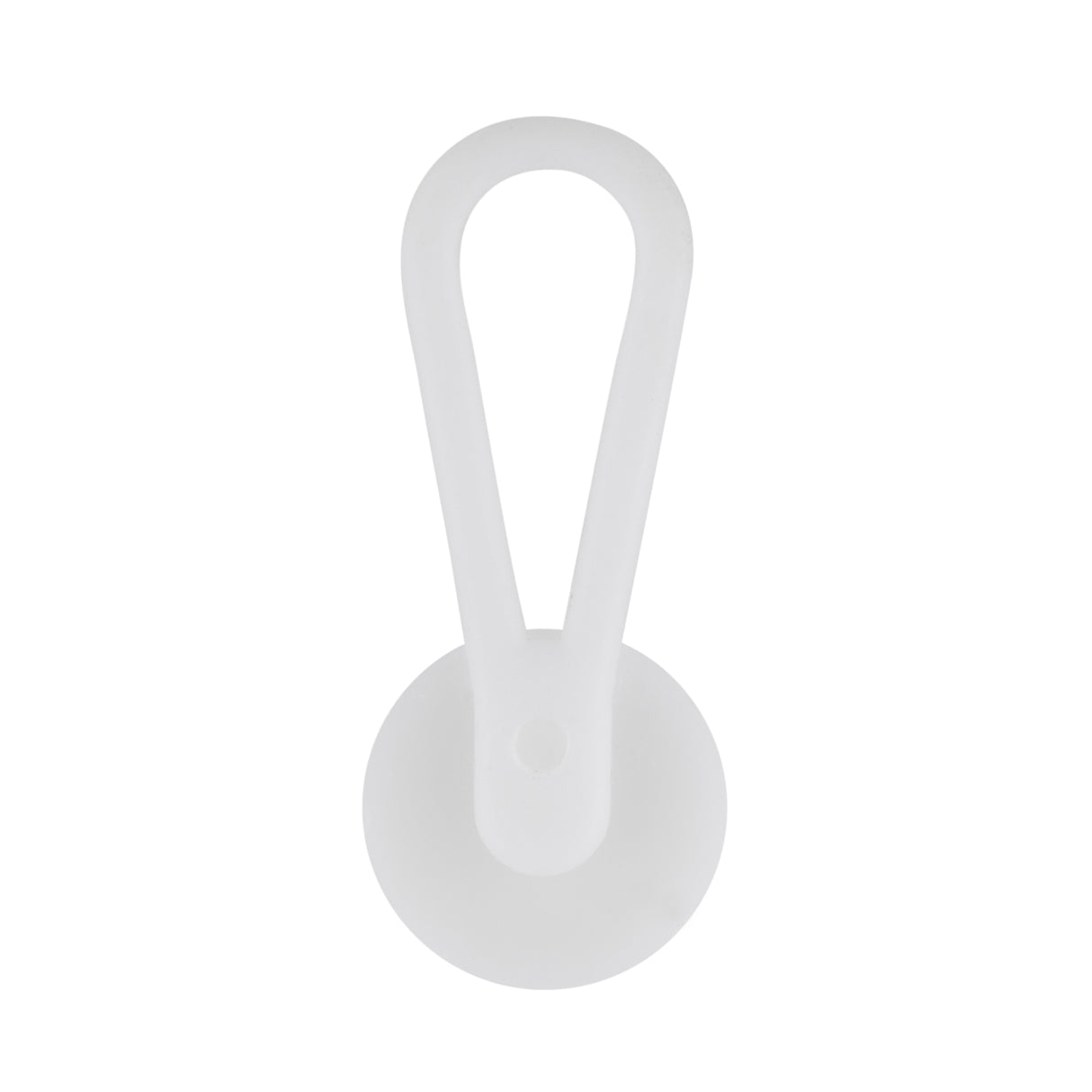 A round suction cup hook, shown from the front on a plain background, is ideal for keeping your Collar Extenders easily accessible.