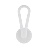 A round suction cup hook, shown from the front on a plain background, is ideal for keeping your Collar Extenders easily accessible.