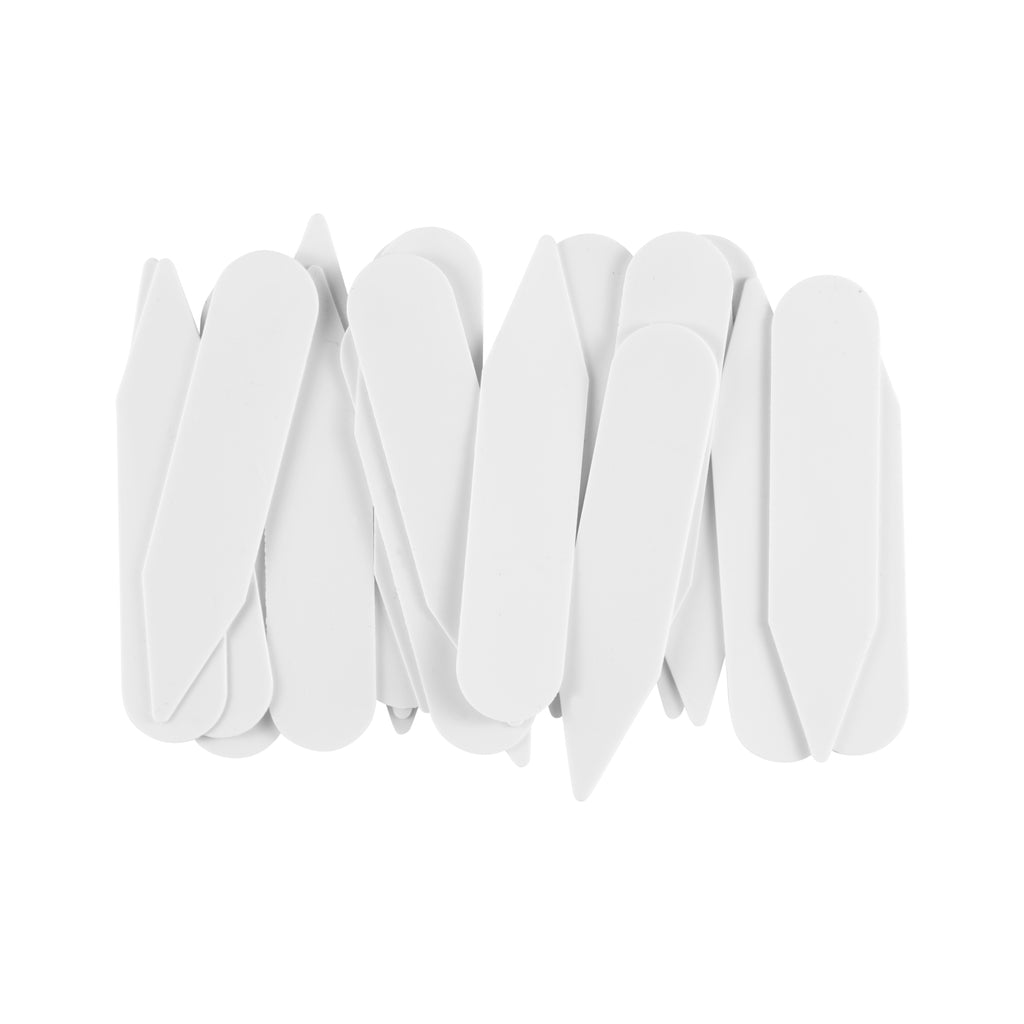 Collar Stays deliver essential shirt collar support and are neatly displayed on a white background.