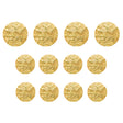 Eleven Designer Blazer Buttons displayed in rows on a white background.