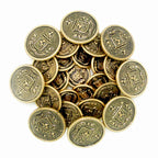 Lion Crest Design Metal Blazer Buttons