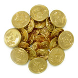 Lion Crest Design Metal Blazer Buttons feature a shiny gold finish and ornate engraved details, ideal as replacement buttons or to add elegance to any jacket.