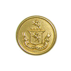 Lion Crest Design Metal Blazer Buttons