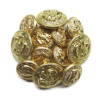 A set of American Eagle Military Design Metal Blazer Buttons with intricate embossed eagle details, displayed on a white background.
