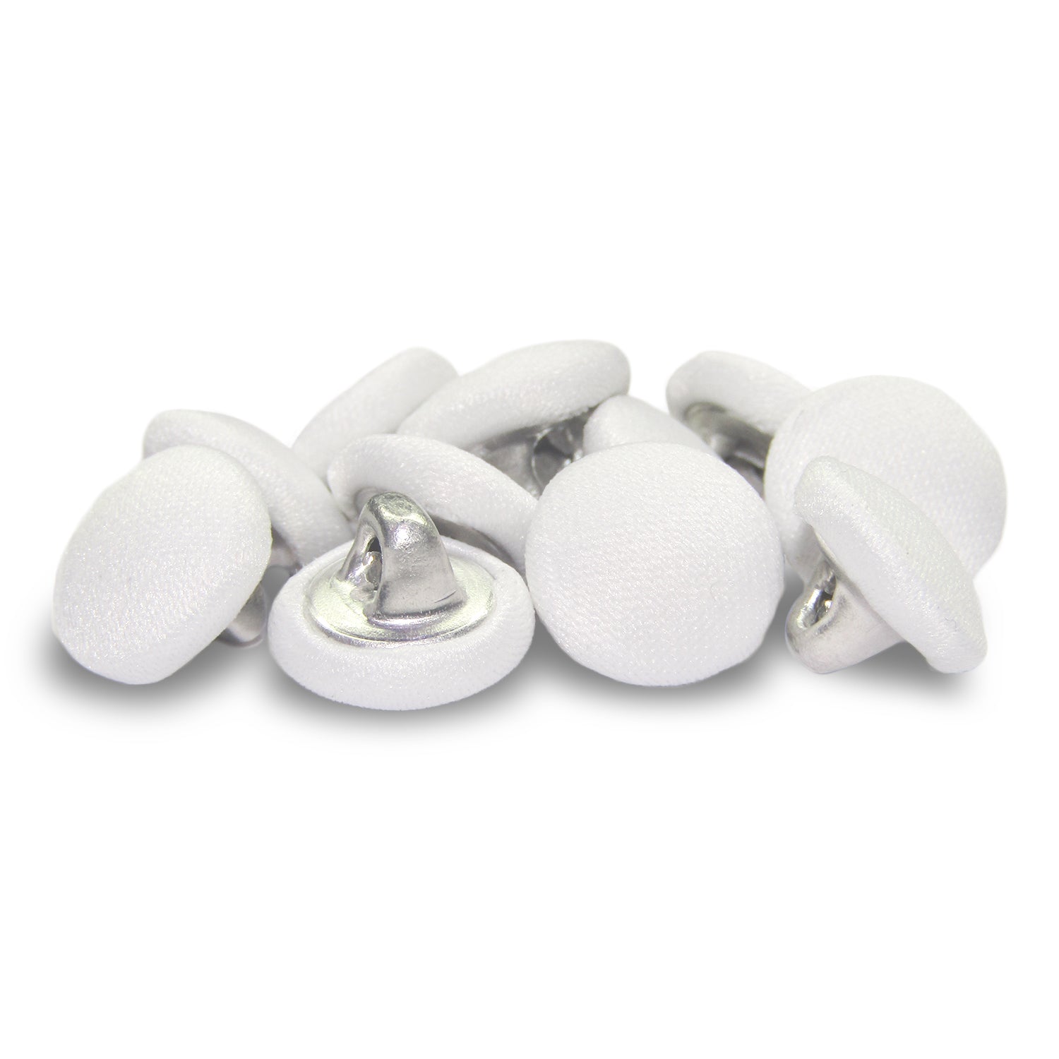 Matte Peau de Soie Satin Bridal Buttons