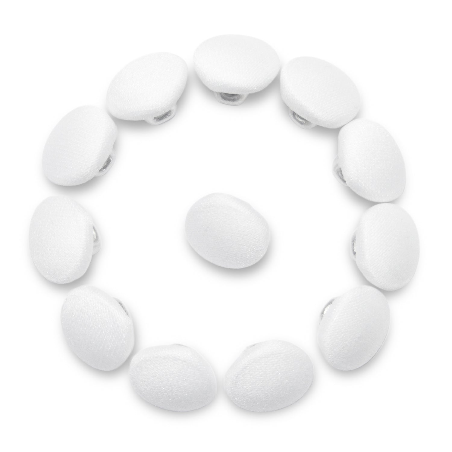 Matte Peau de Soie Satin Bridal Buttons