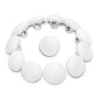 Matte Peau de Soie Satin Bridal Buttons