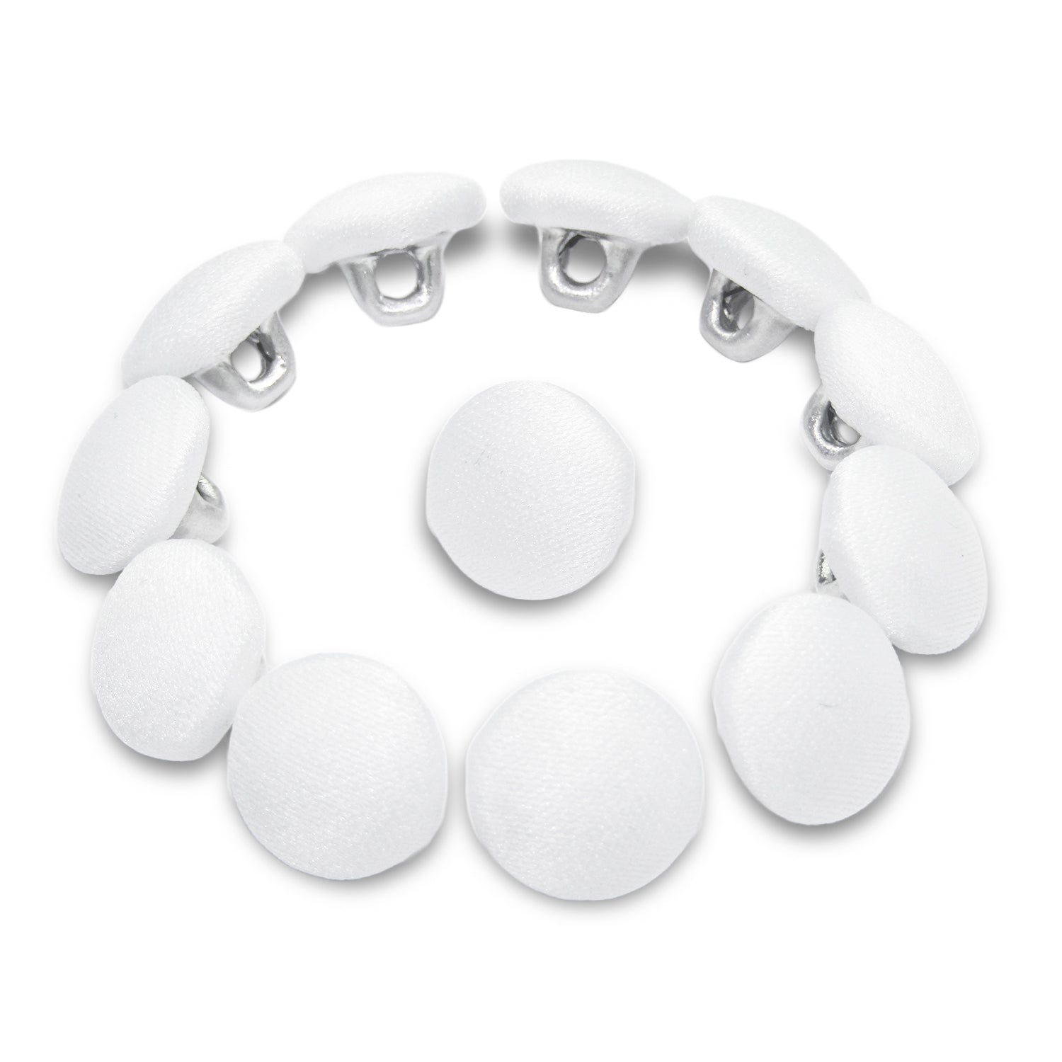 Matte Peau de Soie Satin Bridal Buttons
