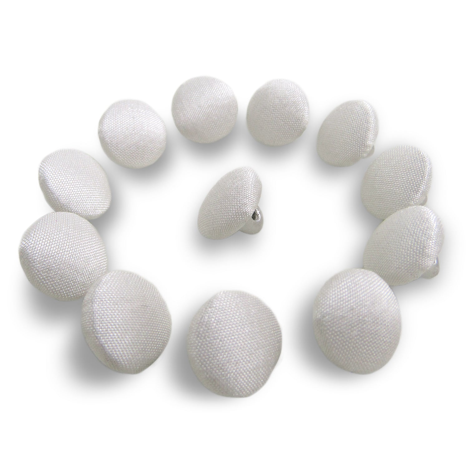 Silk Shantung Bridal Buttons