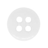 Trouser Fly Pant Buttons—plain, round, white buttons with four center holes—are ideal replacement buttons for shirts or trousers.