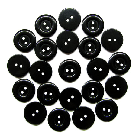 Twenty-four Commercial Food Service Buttons are arranged in a circular pattern on a white background.
