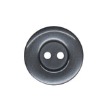 Commercial Food Service Buttons—round, black, two-hole; perfect as plain uniform buttons or as black nylon buttons for work uniforms.