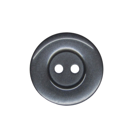 Commercial Food Service Buttons—round, black, two-hole; perfect as plain uniform buttons or as black nylon buttons for work uniforms.