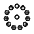 The Work Shirt Buttons 12 Pack features twelve durable replacement buttons arranged in a circle around one central button, all displayed on a white background.