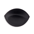 A single black Padded Bra Cup Insert with a curved, oval shape is shown on a white background.