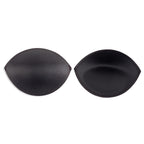 Two black, oval-shaped Padded Bra Cup Inserts are placed side by side on a white background.