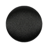 Tuxedo Suit Buttons: round black satin buttons covered in fabric, ideal for formalwear and shown on a white background.