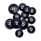 Premium Suit Buttons in various sizes are arranged on a white background.