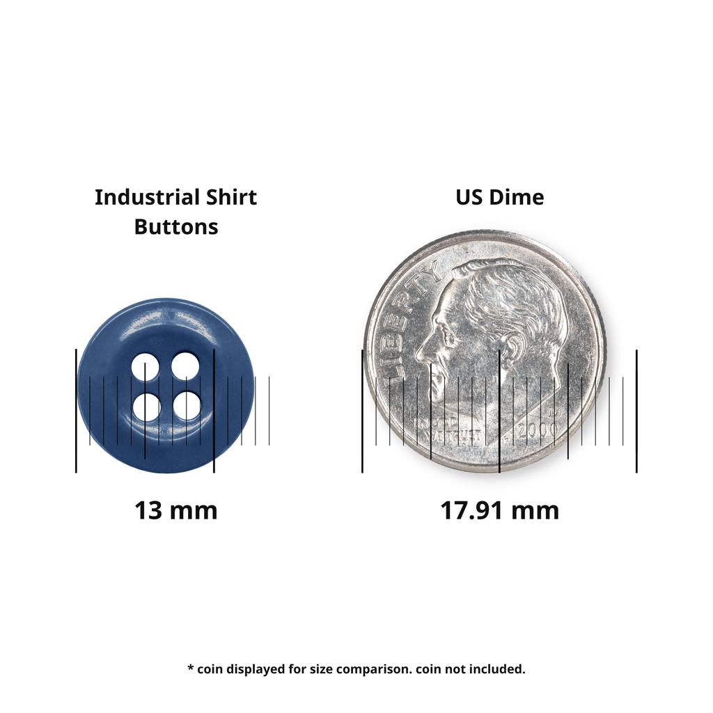 Work Shirt Buttons 22 Pack