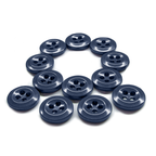 Twelve Work Shirt Buttons from the 12 Pack set are arranged in a circle on a white background.
