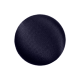 A round, black Tuxedo Suit Button made of fabric, displayed on a white background; often used as a satin button for formalwear.