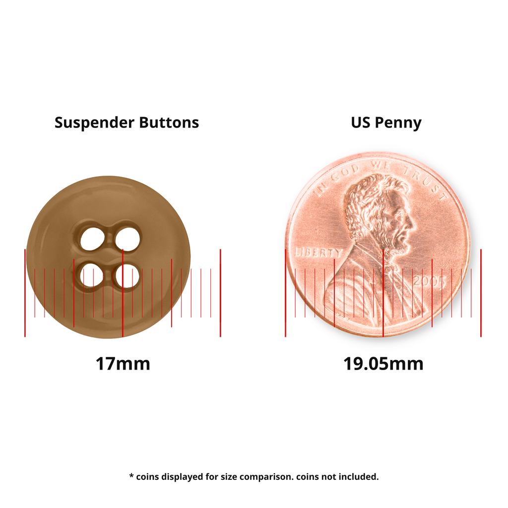 Suspender Brace Pant Buttons