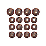 Fifteen Luxury Suit Buttons, each with four holes, arranged in a 4x4 grid with one space missing.
