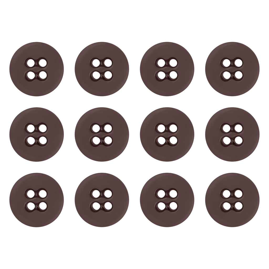 Twelve Suspender Brace Pant Buttons are arranged in a 3 by 4 grid on a white background.