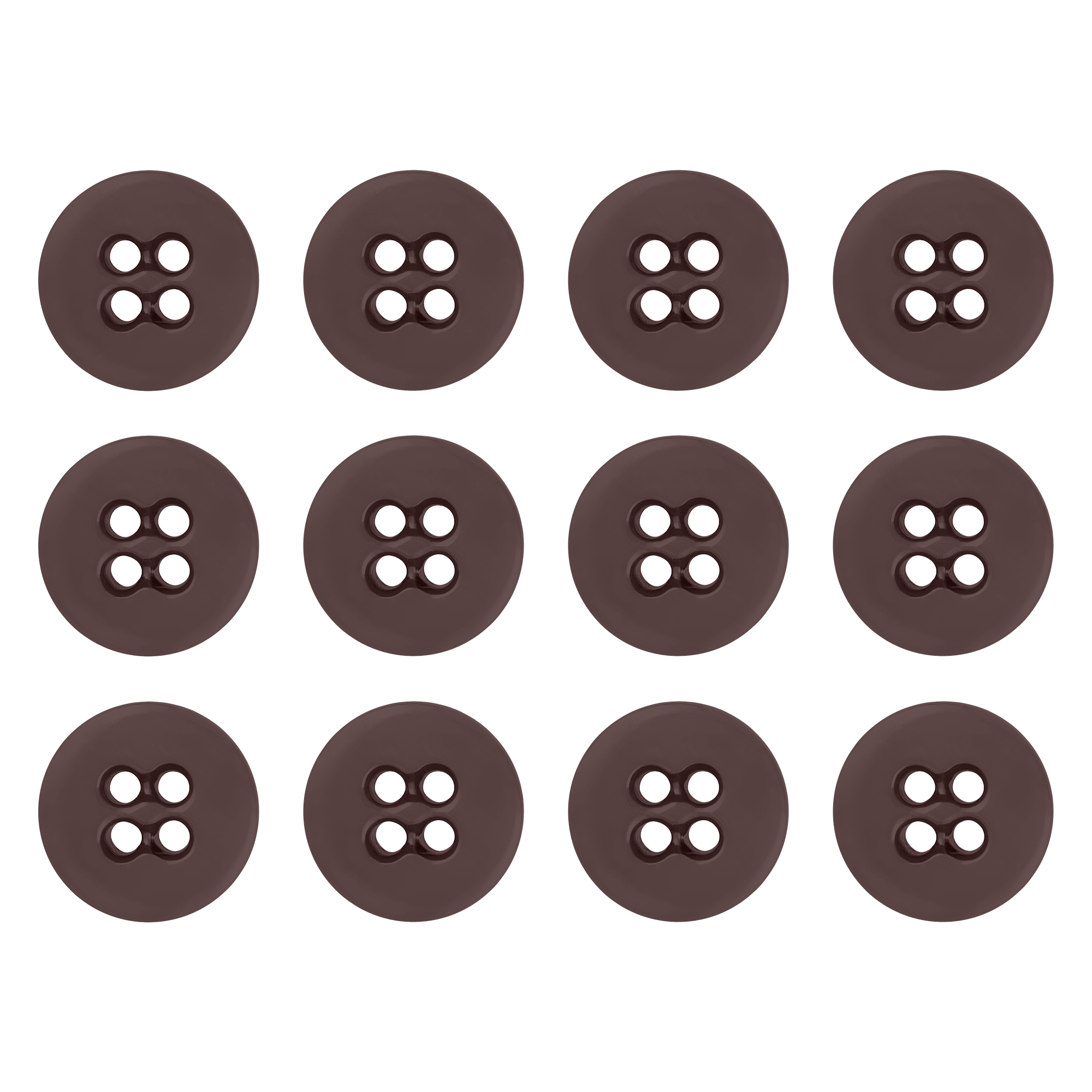 Twelve Suspender Brace Pant Buttons are arranged in a 3 by 4 grid on a white background.