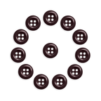The Work Shirt Buttons 12 Pack features twelve buttons arranged in a circle with one at the center, set against a white background.