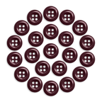 Twenty-two Work Shirt Buttons from a 22 Pack are arranged in a circle on a white background.
