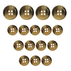 Standard Suit Buttons with holes, ideal as replacement buttons for your black blazer.