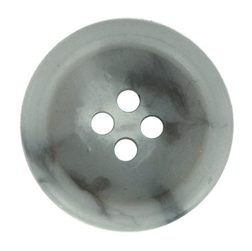 Regular Suit Buttons—gray, round, four-hole style viewed from above on a plain white background; perfect as replacement suit buttons.