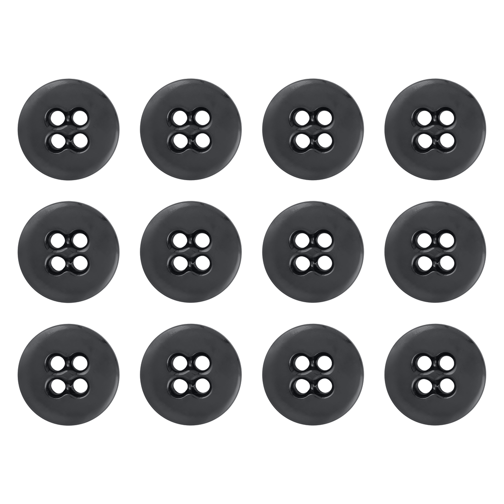 Twelve Suspender Brace Pant Buttons are arranged in a grid pattern on a white background.
