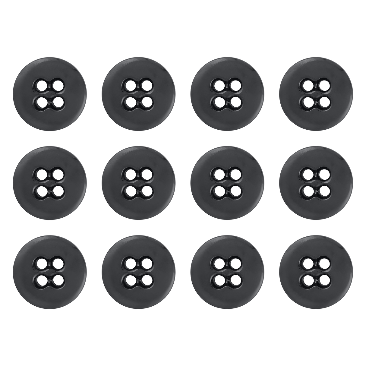 Twelve Suspender Brace Pant Buttons are arranged in a grid pattern on a white background.