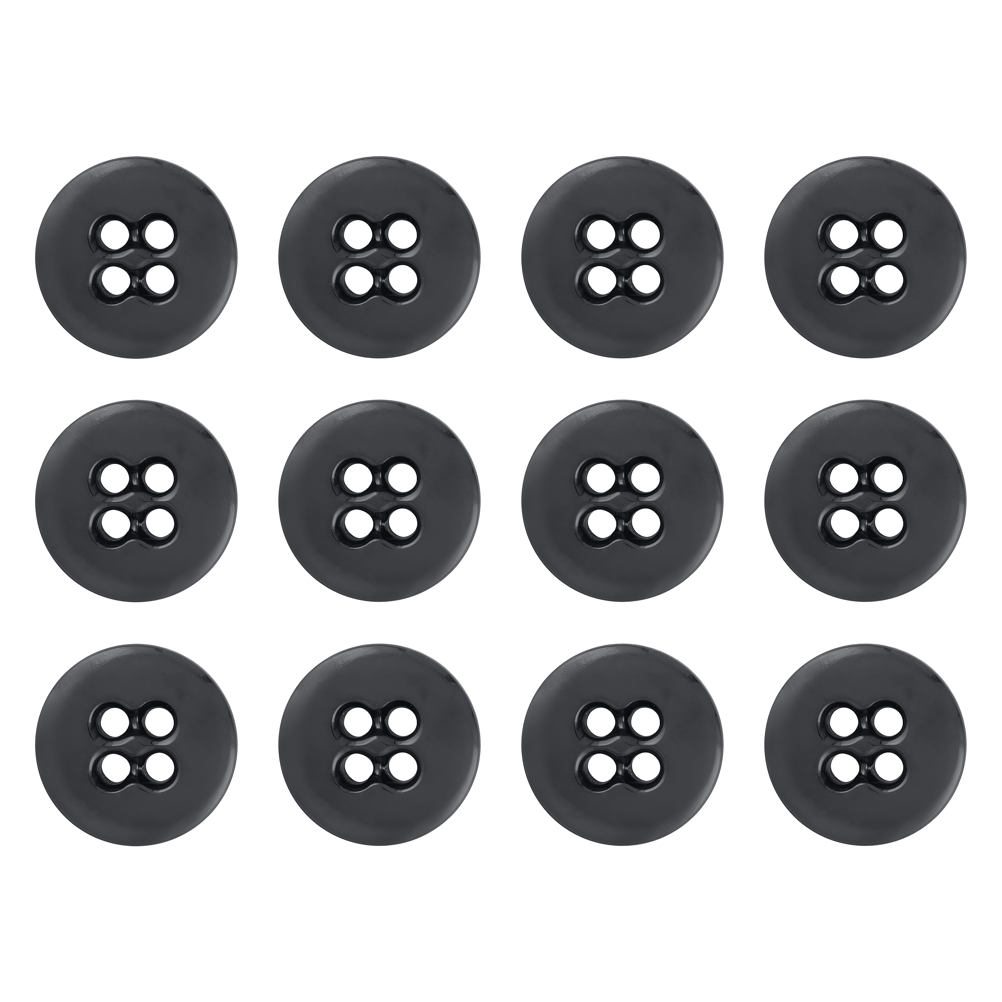 Twelve Suspender Brace Pant Buttons are arranged in a grid pattern on a white background.