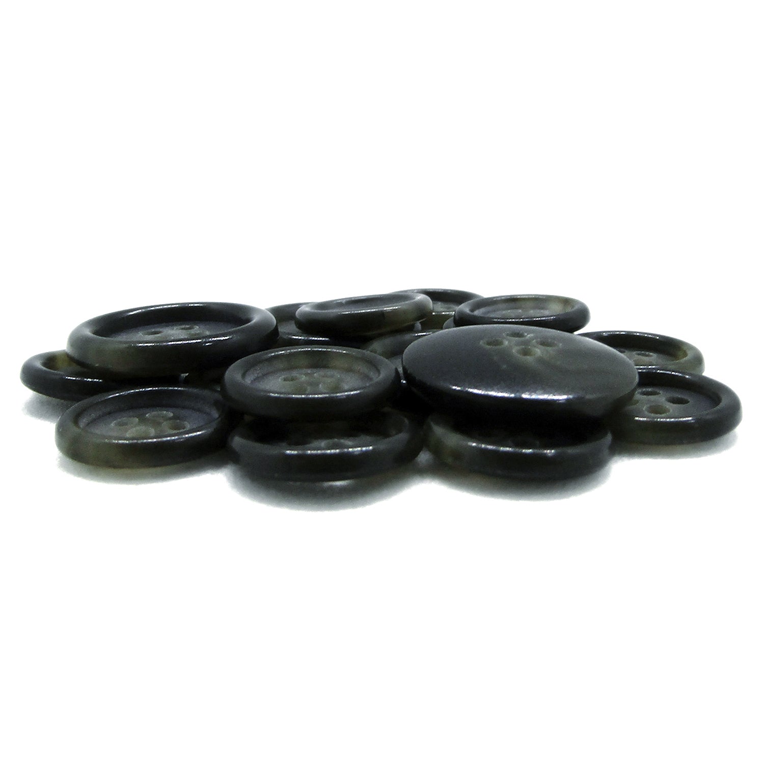 Luxury Suit Buttons: black, vegan, and ideal for adding a sophisticated touch to any garment.