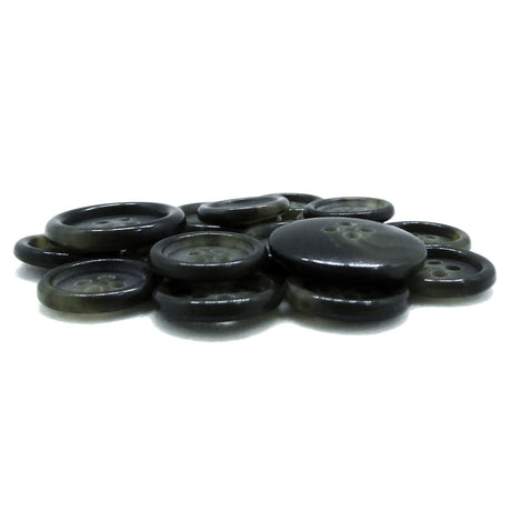 Luxury Suit Buttons: black, vegan, and ideal for adding a sophisticated touch to any garment.