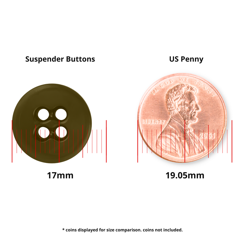 Suspender Brace Pant Buttons