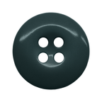 The Work Pants Buttons are dark green, four-hole, military-grade fasteners with a shiny surface, ideal as replacements and shown on a white background.